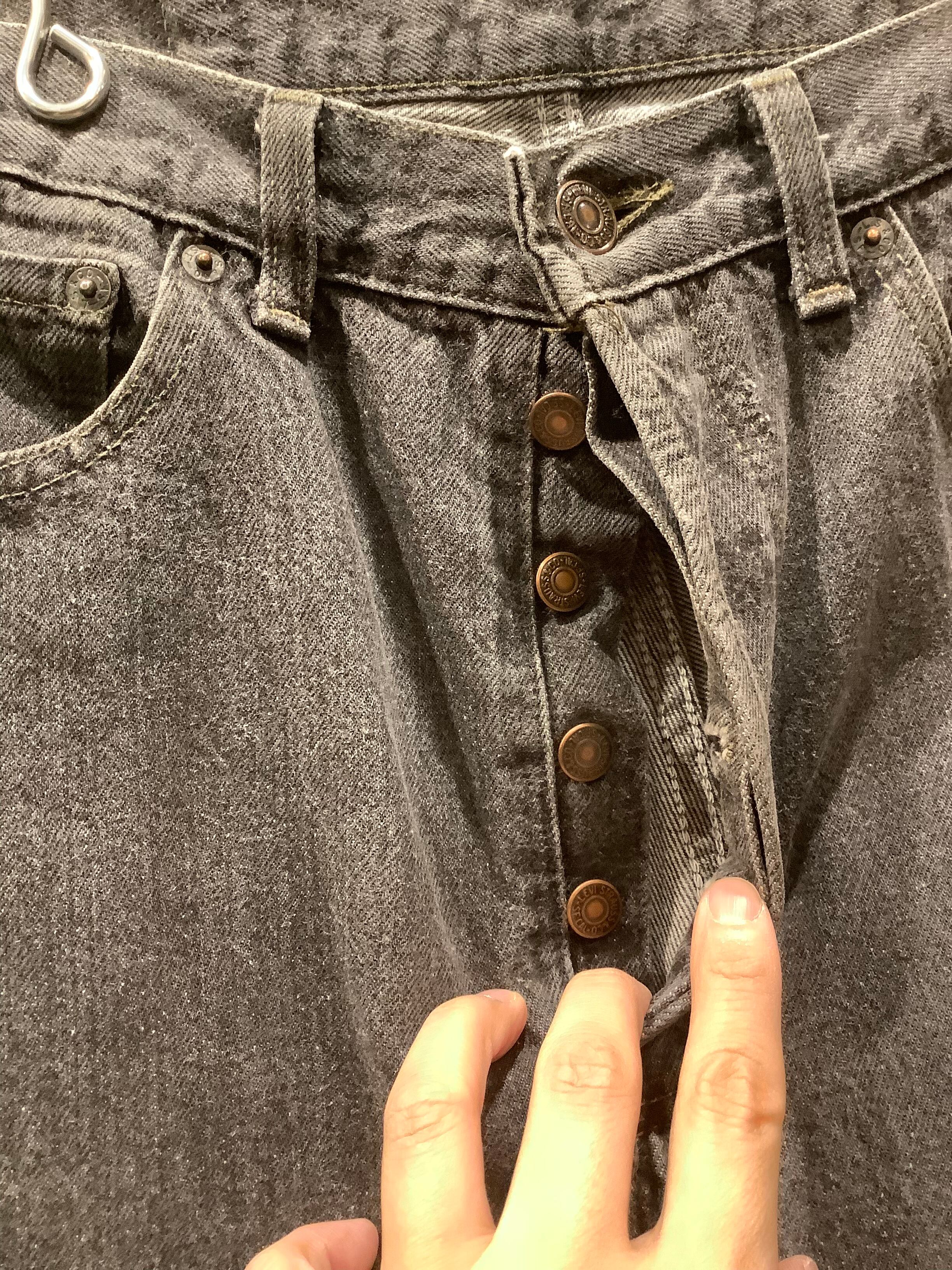 ユニセックス】90年代 Levi's501 ブラックデニム USA製 レア個体