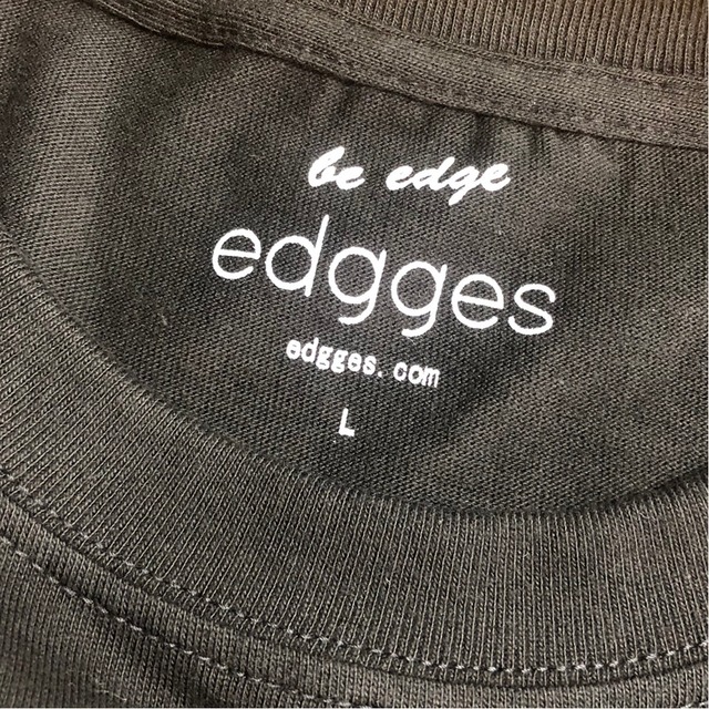 edgges LOGO L/S TEE (BLACK)