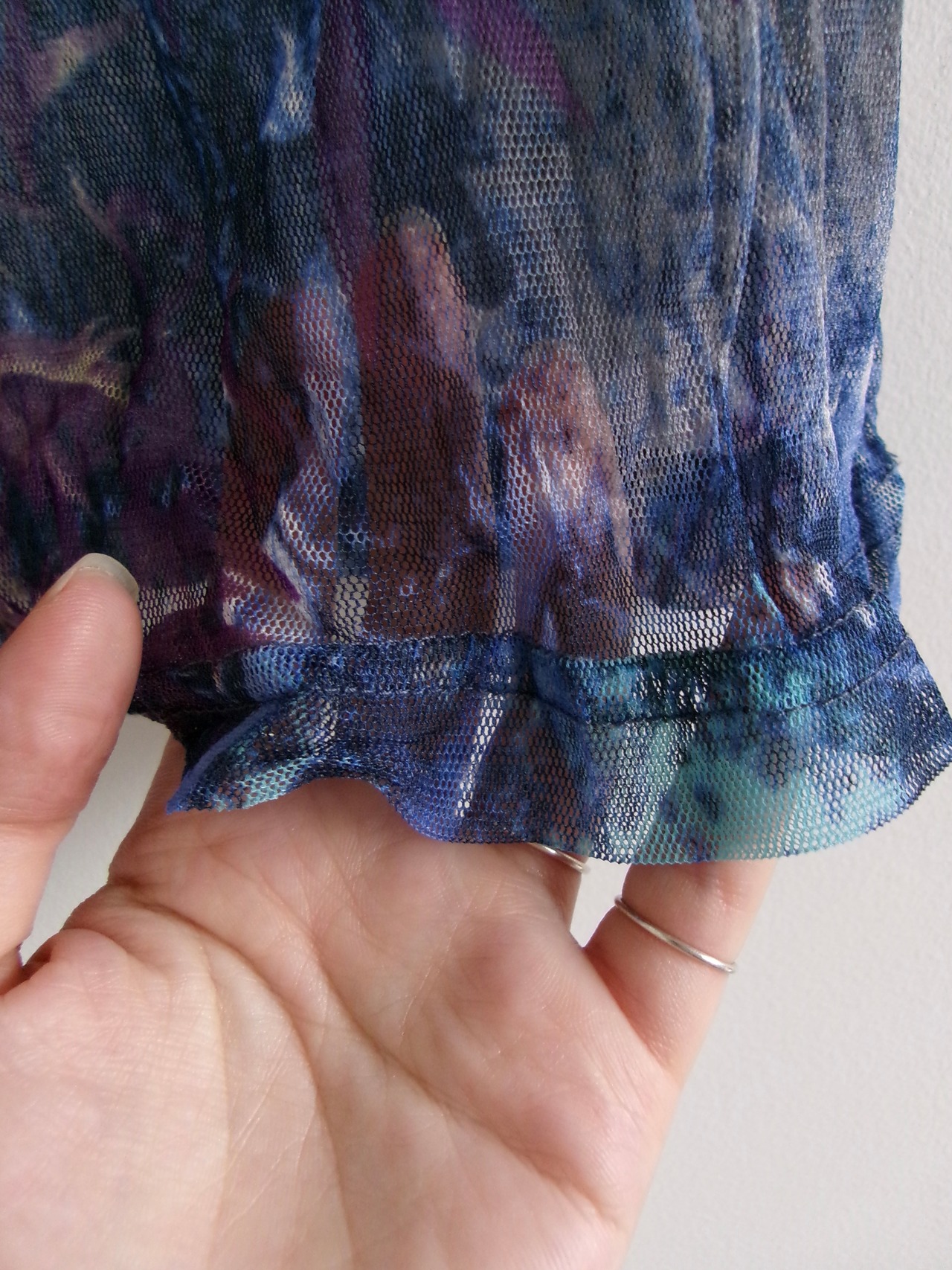 Shear half sleeve cut and saw | シアー半袖カットソー