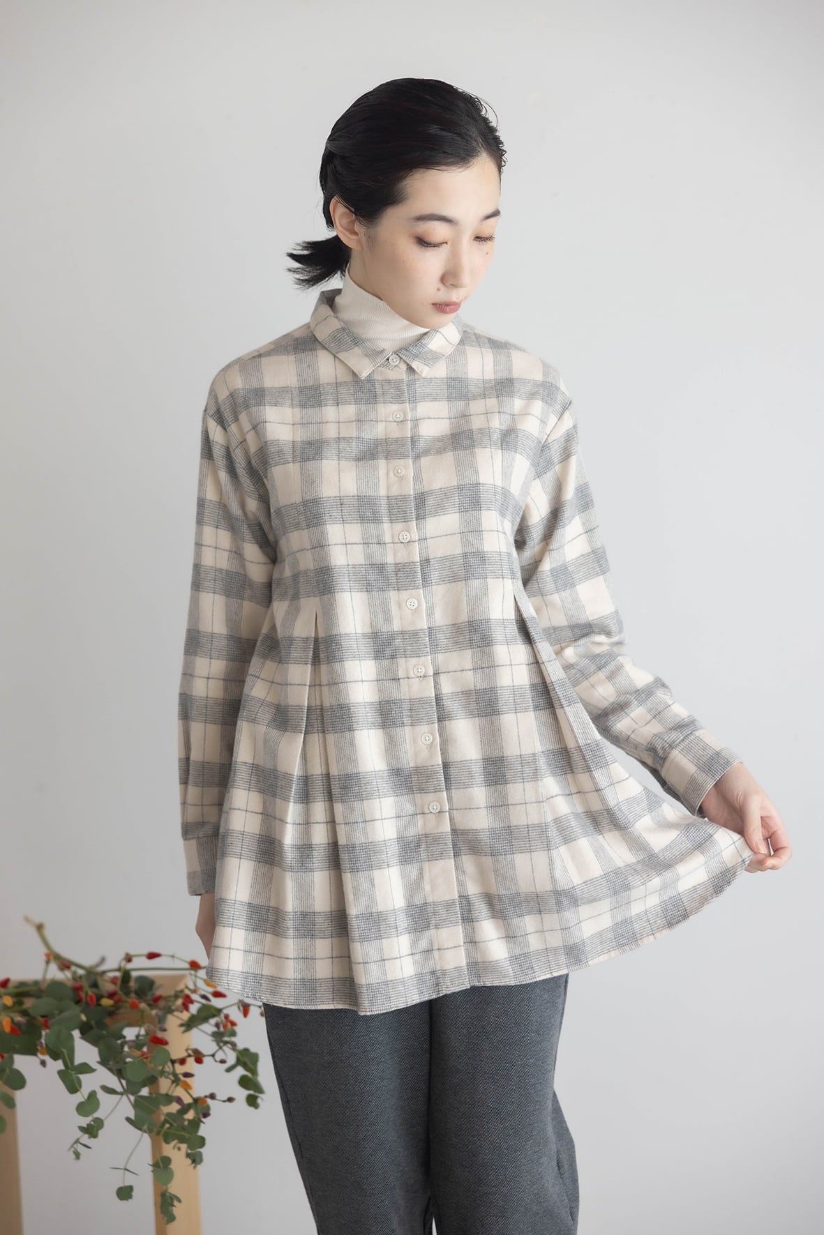 タックフレアシャツチュニック SITD5564 | Keitto NORTHERNTRUCK LILASIC