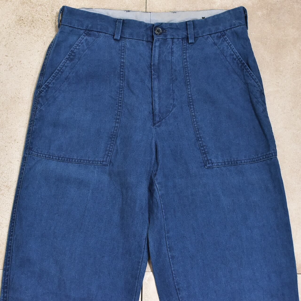 90s BERNARD ZINS linen baker pants | 古着屋 grin days memory