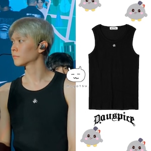 ★RIIZE ウンソク 着用!!【DAUSPICE】(DUC) Symbol Sleeveless Black