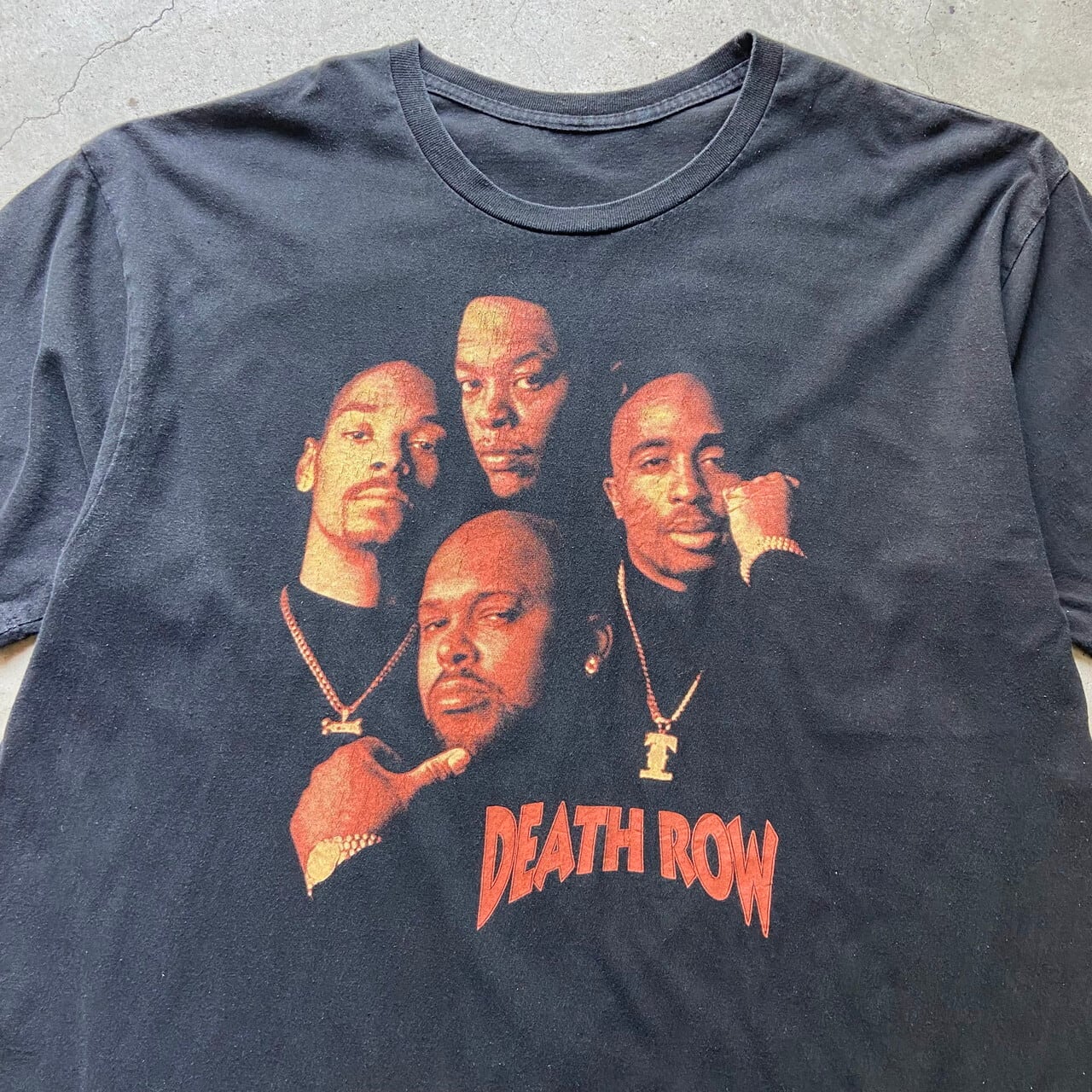 ビッグサイズ 00年代 DEATH ROW Records ヒップホップ バンドTシャツ ヴィンテージ メンズ2XL相当 古着 ブラック 黒 バンT  00s【Tシャツ】【VTG】【VC】 | cave 古着屋【公式】古着通販サイト