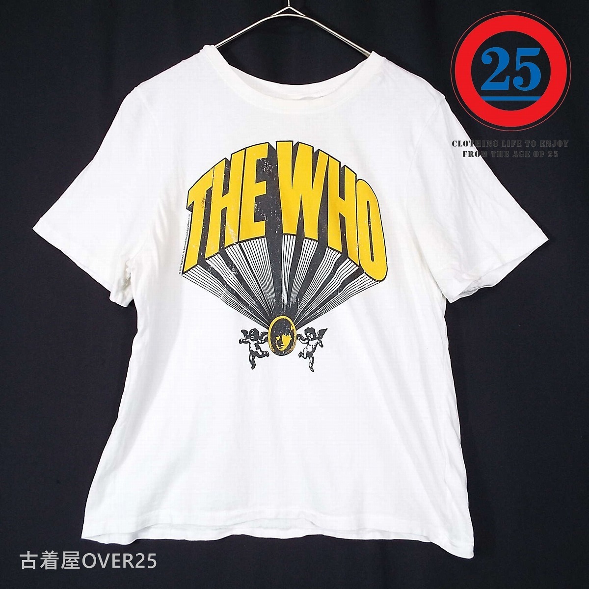 肩幅39cm】【復刻版ロックTシャツ】 THE WHO H＆M ザ・フー ロックT 