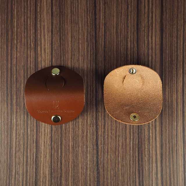 3＋1・抗菌レザーコードクリップ（合計4個）【TOKYO LEATHER】