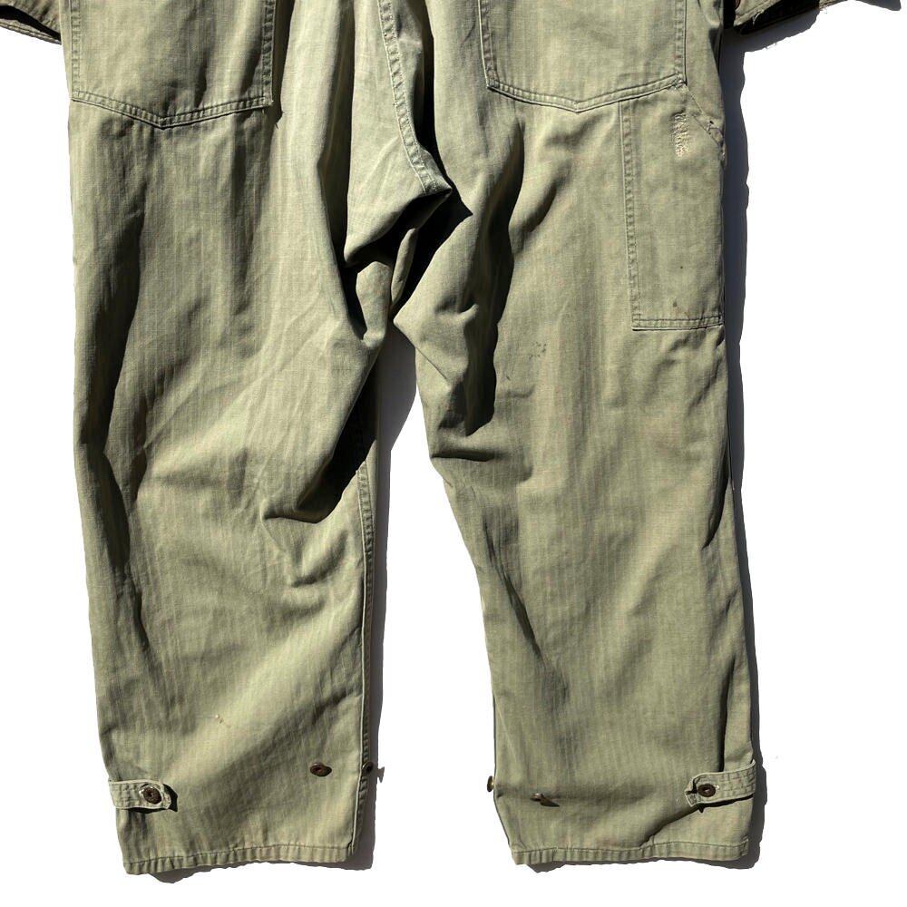 USARMY] Vintage HBT military all-in-one jumpsuit [1940s-] Vintage