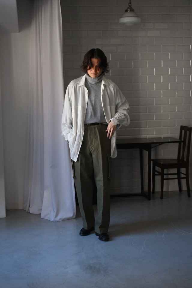 awasa / cotton washi cargo pants (OD)