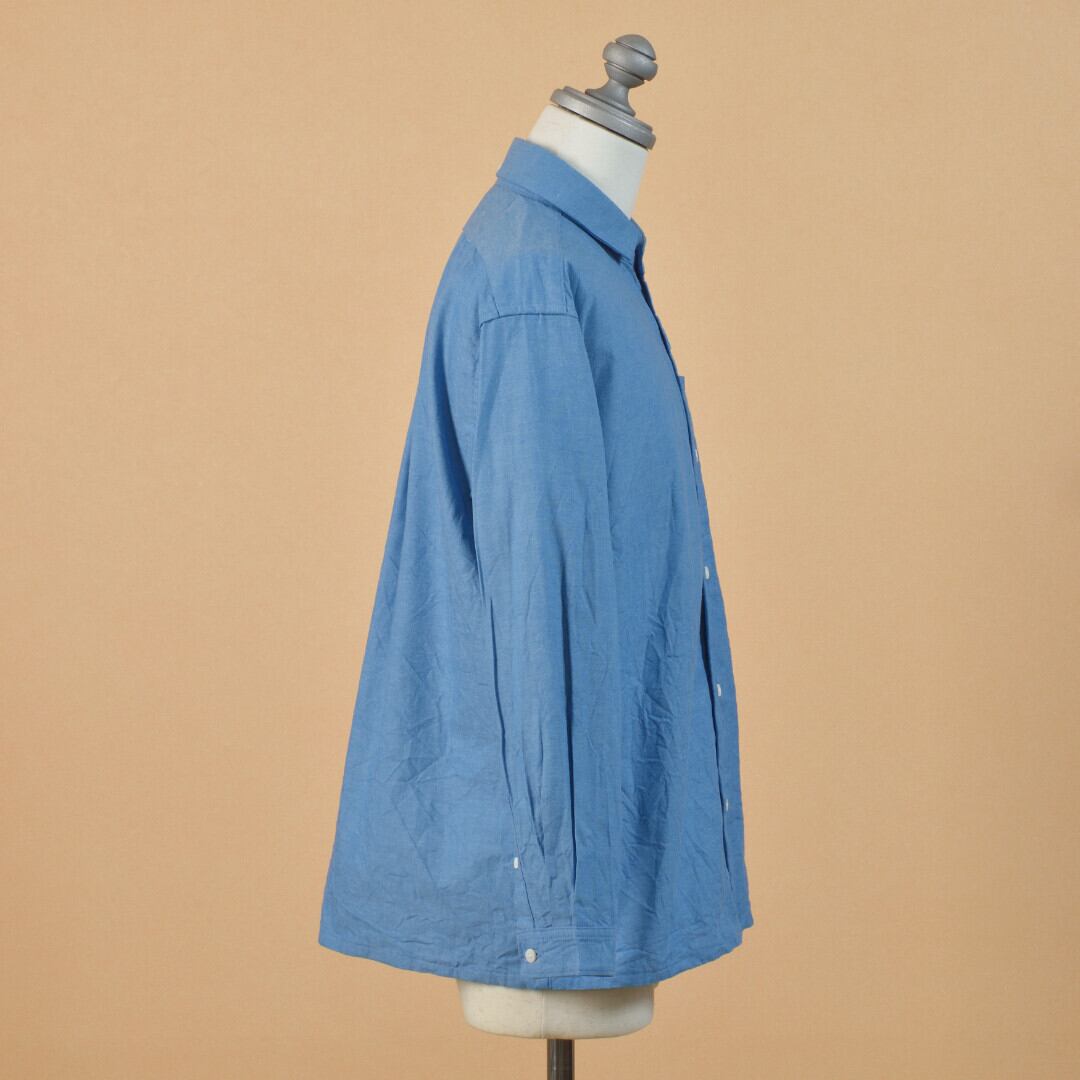 nisica ニシカ レギュラーカラーシャツ・シャンブレー【メンズ】 シンプルながら雰囲気の有るシャツが届きました【送料無料】