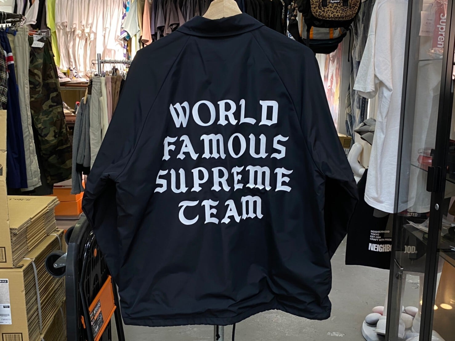 supreme world famous coaches jacket