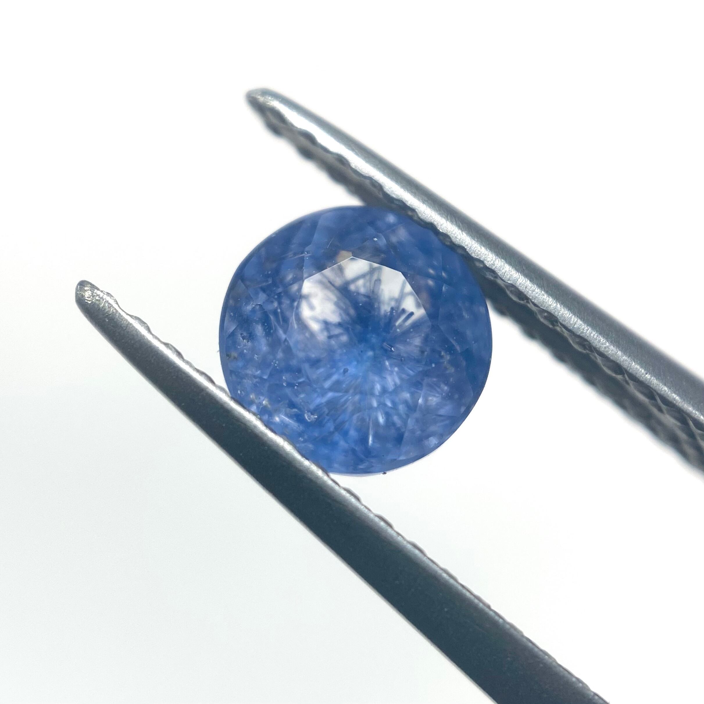 花 デュモルチェライトインクオーツ ファセットカット2