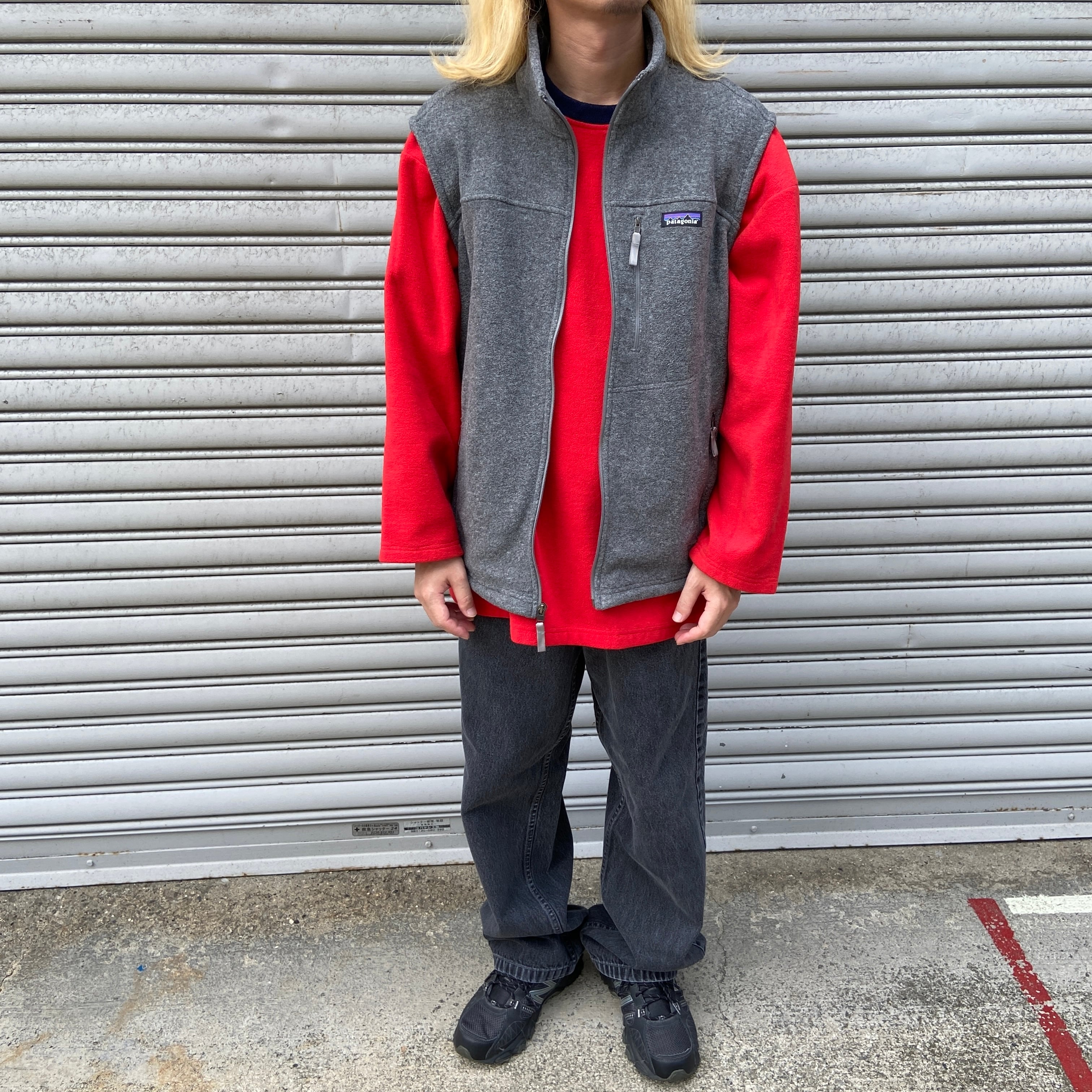 patagonia パタゴニア 20年製 シンチラフリースベスト グレー L | 古着 