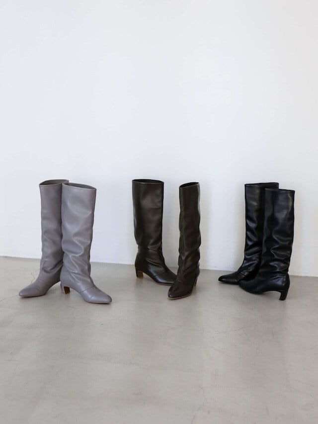 all-weather loose fit long boots | Katrin TOKYO