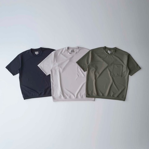 CURLY&Co./DOUBLE-KNIT POCKET TEE