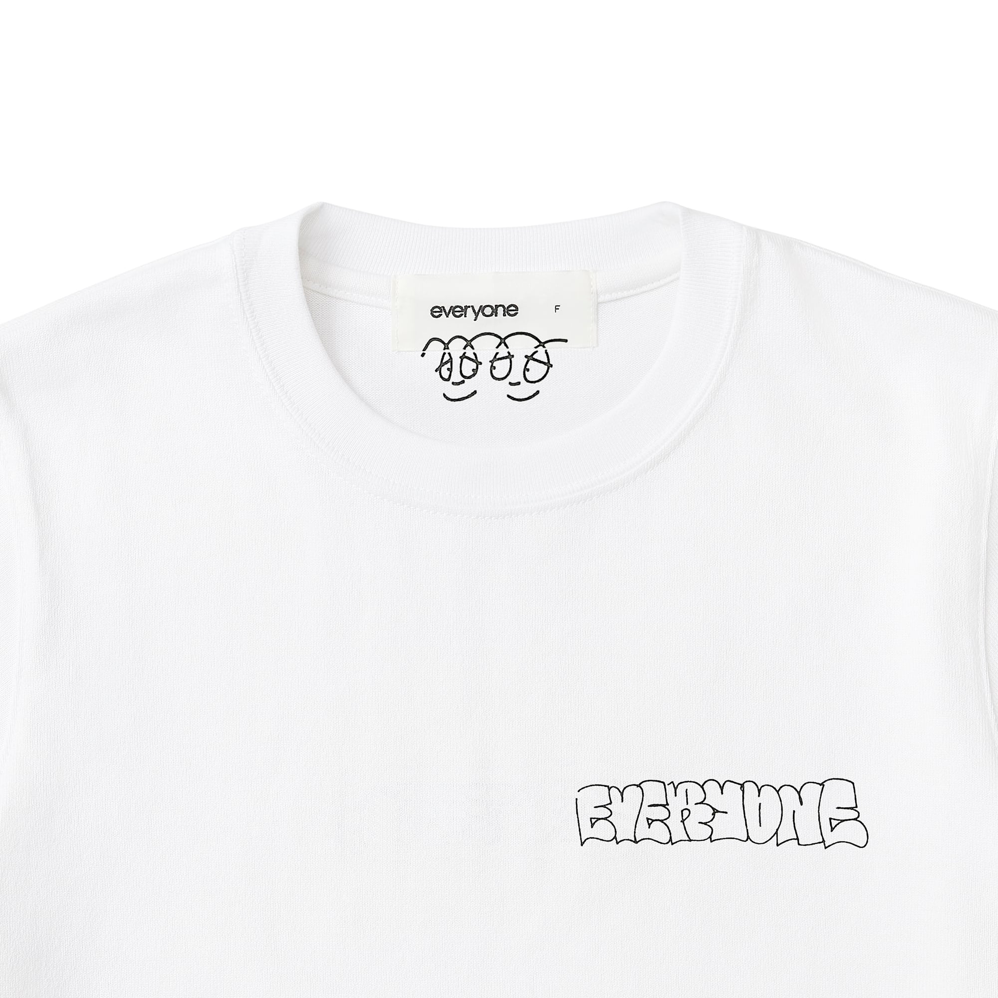 everyone j.30000 throwie 2026 tee shirt (WHITE) | everyone