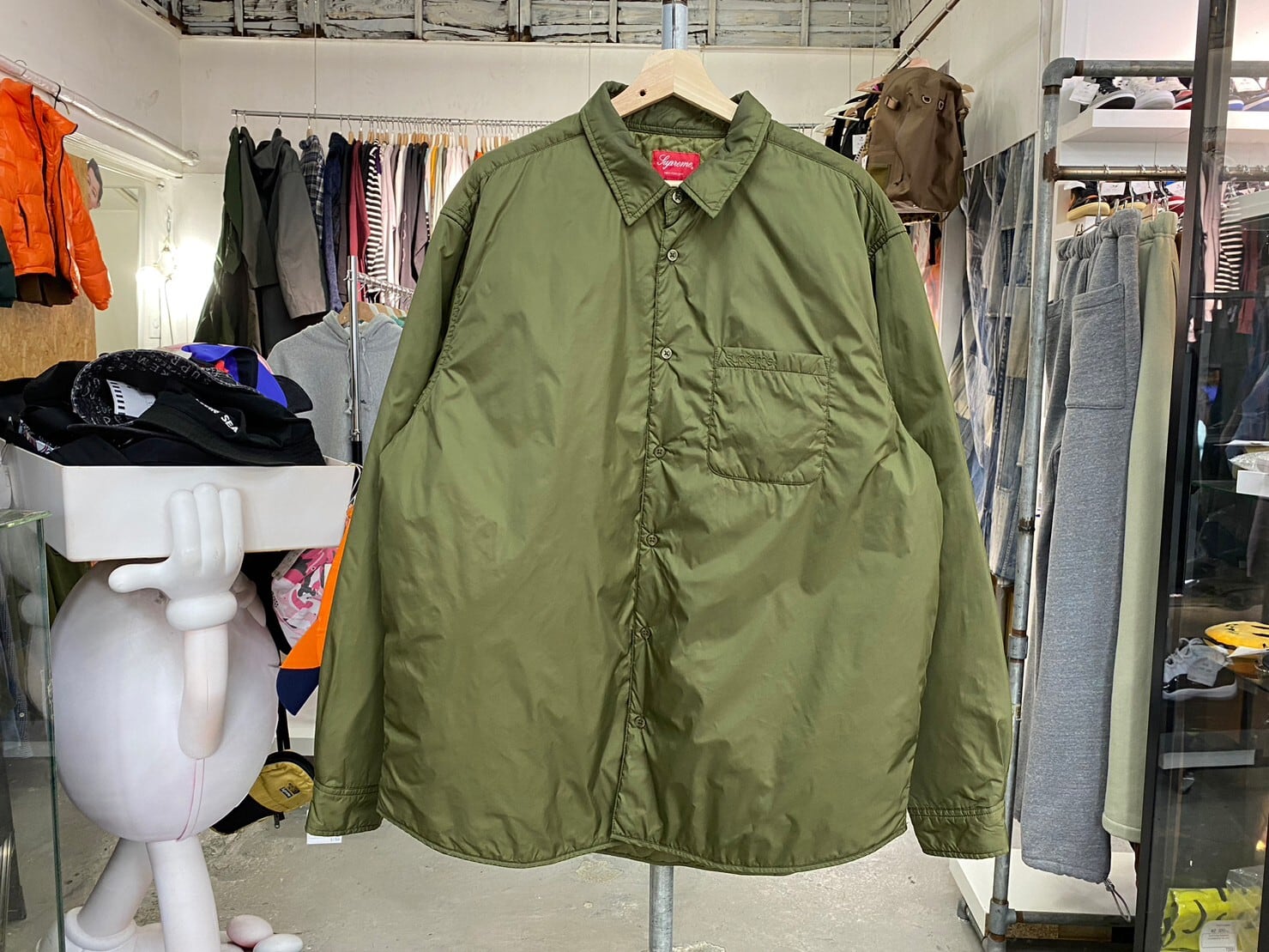 Supreme NYLON FIELD SHIRT OLIVE XL 13511 | BRAND BUYERS OSAKA