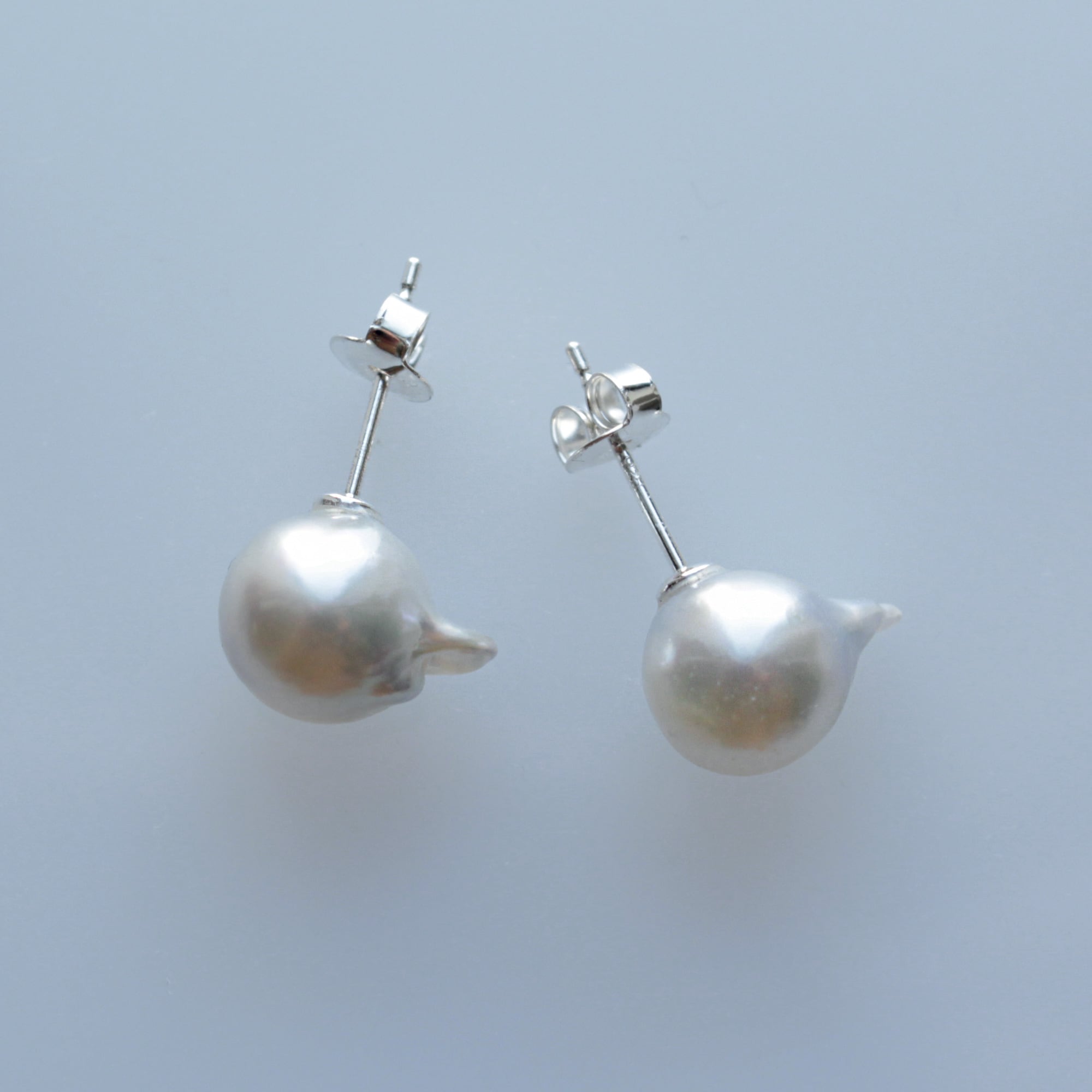 SV925 あこや真珠 バロック 9mmUP ナチュラルカラー（ホワイト）一粒