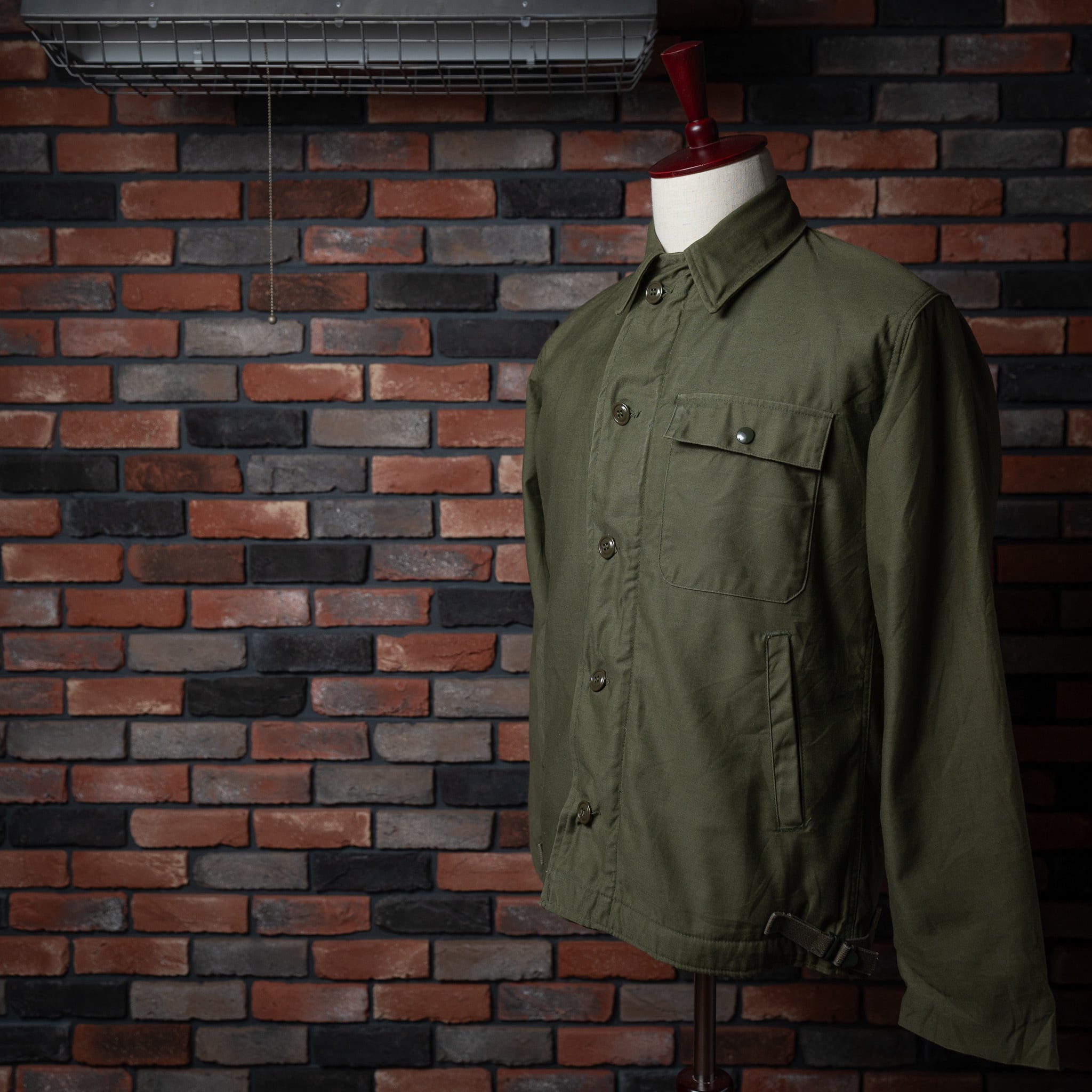 DEADSTOCK】U.S.Navy A-2 Deck Jacket Small 実物 アメリカ海軍 A-2