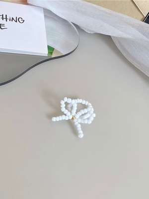 【即納商品】ribbon beads ring