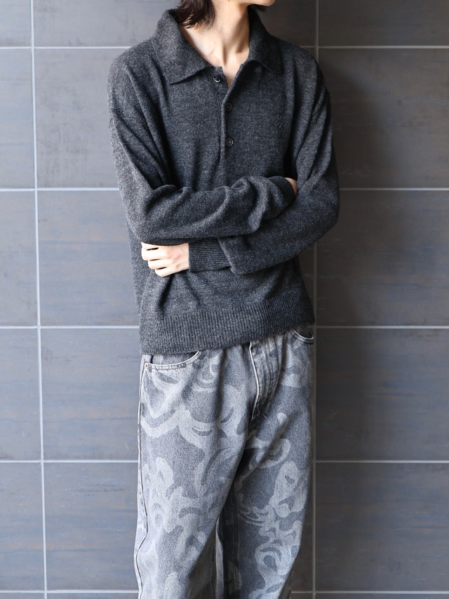 【26aw/ROLDSKOV】rambo polo dark grey