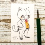 成ニャン式・スーツにゃん*ドローイング