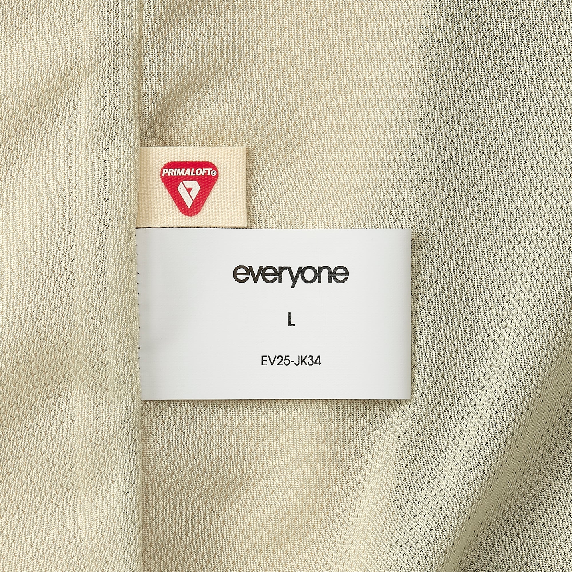 everyone PRIMALOFT BIO fleece zip up jacket (ECRU) | everyone everyone PRIMALOFT BIO fleece zip up jacket (ECRU) | everyone