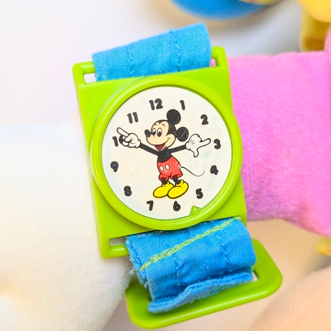 ☆VINTAGE 1992☆ 【 DISNEY / ディズニー ミニーマウス (Minnie Mouse) 】ミッキーマウスと仲間たち / 知育玩具 / ぬいぐるみ / plush toy 〚アメリカン雑貨 アメトイ〛