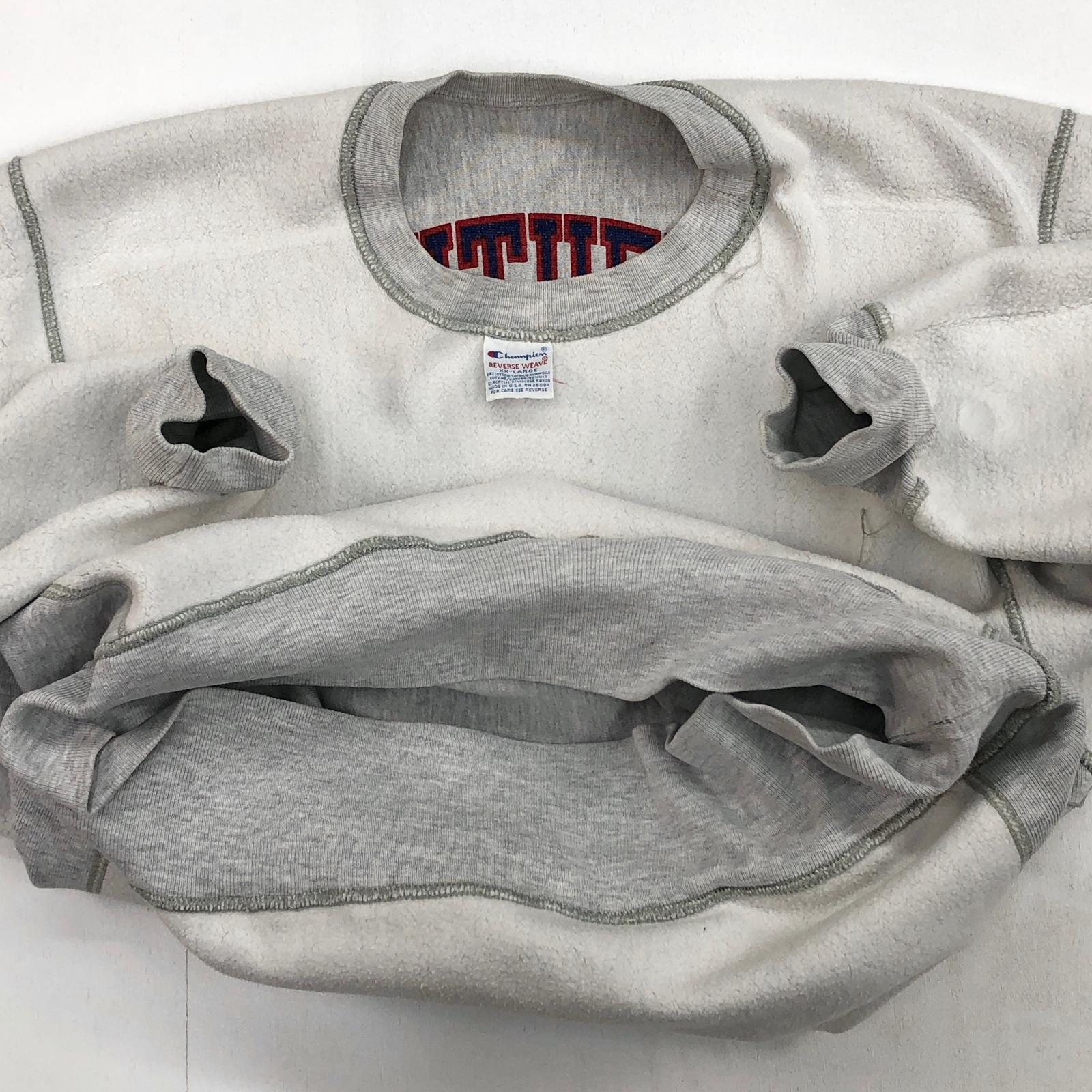 Y*S様 90s champion リバースウィーブ　ミシガン　3段 90s 前期 染み込み サイズL 3段 champion リーバイスウィーブ