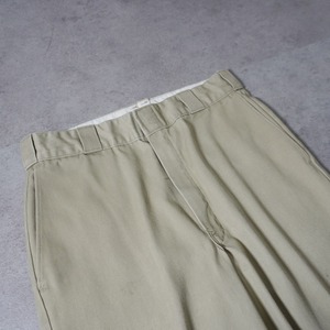 80s Dickies 874 work pants "made in USA" beige [W31L31相当] 古着