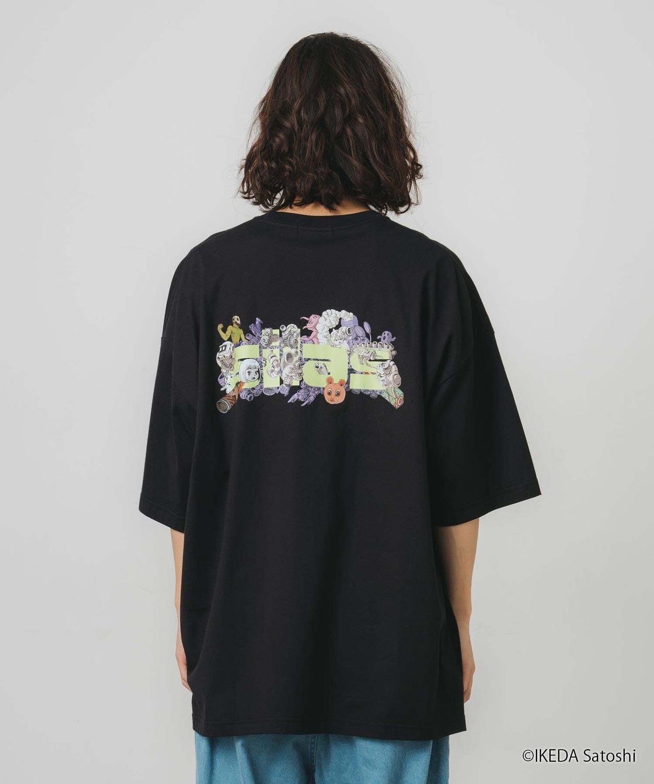 【SILAS】IKEDA SATOSHIxSILAS WIDE PRINTED TEE C【サイラス】