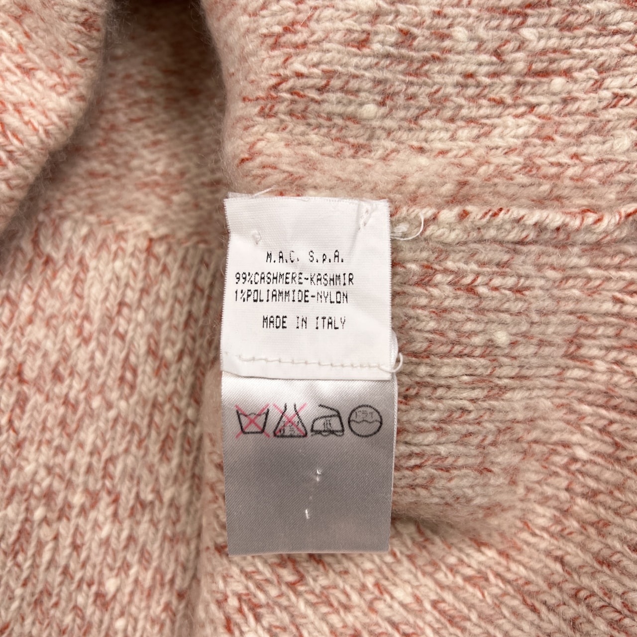 イタリー製 malo マーロ カシミヤ ニット ダブルジップ ベスト サイズ 44 /レディース