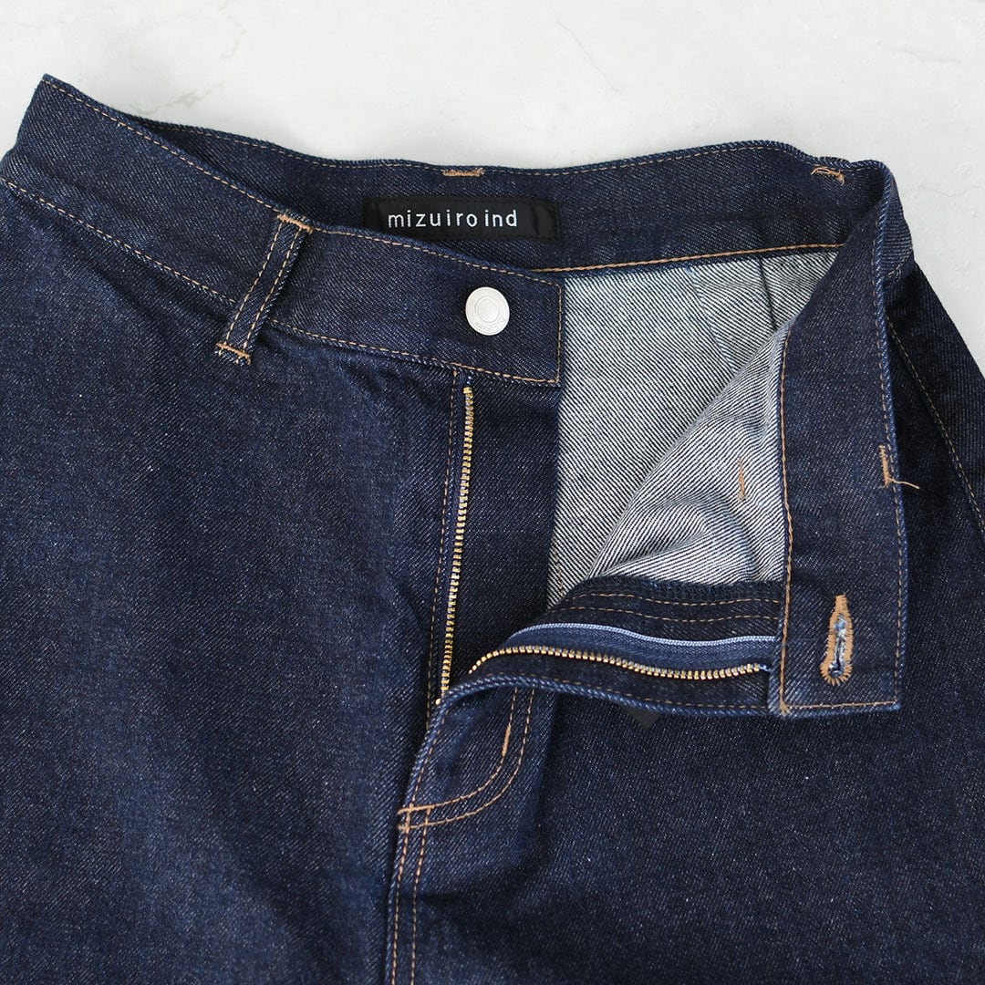 mizuiro ind [ミズイロ インド] high waist denim PT [1-260030] ハイ