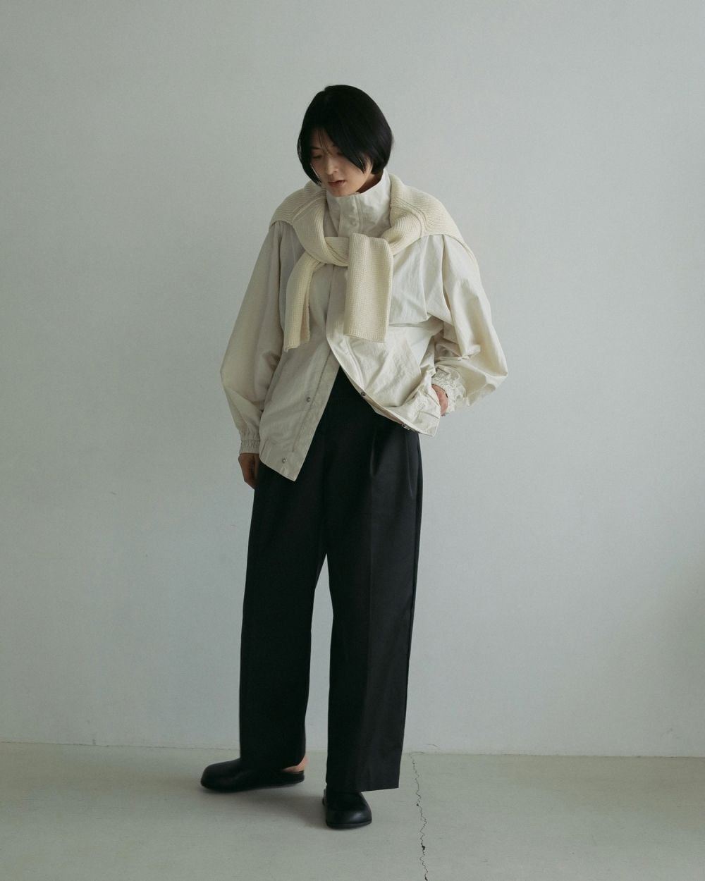 anuke 】Standcollar Zip Blouson | valance 福井｜レディース