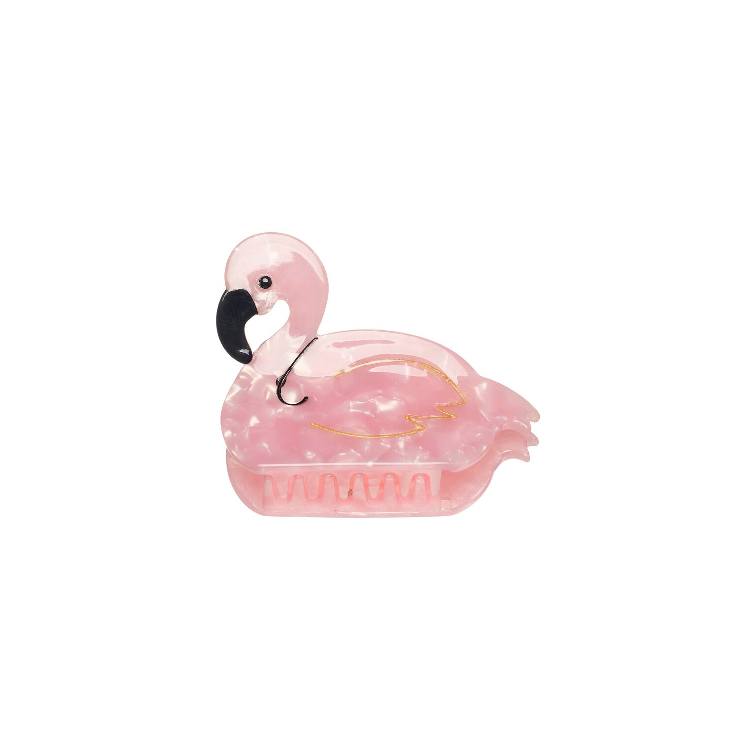 CLW2504:Florence Flamingo Claw Clip-PINK