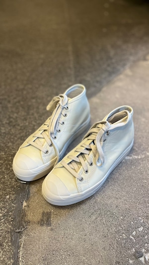 SOFIE D’HOORE- FOSTER -concealed heel rubber cap hi-tops,: MASTIC