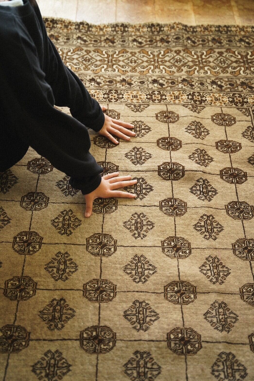 1409-Vintag Turkmen rug