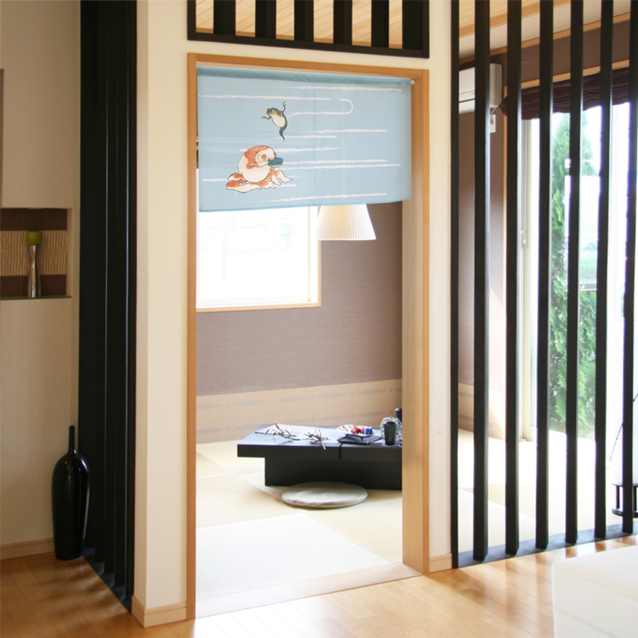 【受注生産】 のれん 歌川国芳　金魚 14  幅85ｘ丈45cm