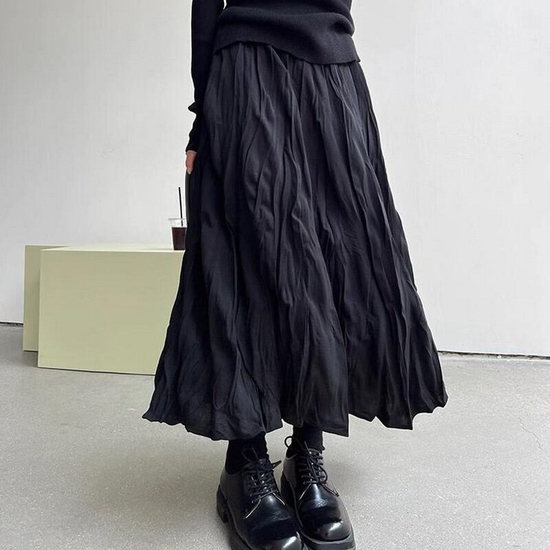 テクスチャーイレギュラー スカート R0160