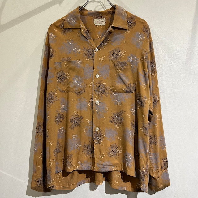 50s Town Craft Rayon Open Collar Shirt 50年代 タウンクラフト レーヨン オープンカラーシャツ