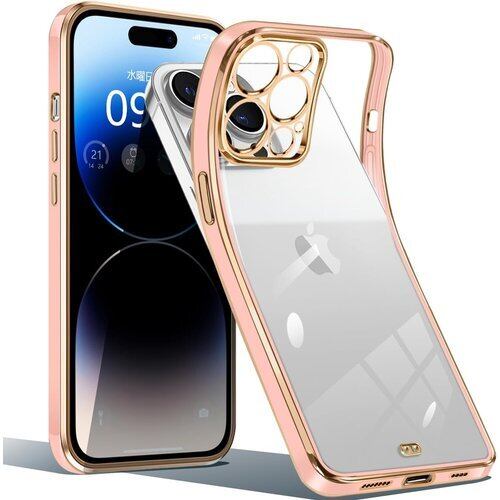 《新品》 いPhone14pro ケース 可愛い 耐衝撃 クリア 韓国 ワイヤレス充電対応 レンズ保護 透明 TPU 薄型 iPhone 14 Pro  ケース 桜ピンク 244 | Reversal store powered by BASE