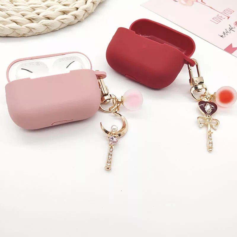 【即日発送】ステッキチャーム付きAirPods case【AirPods Pro】