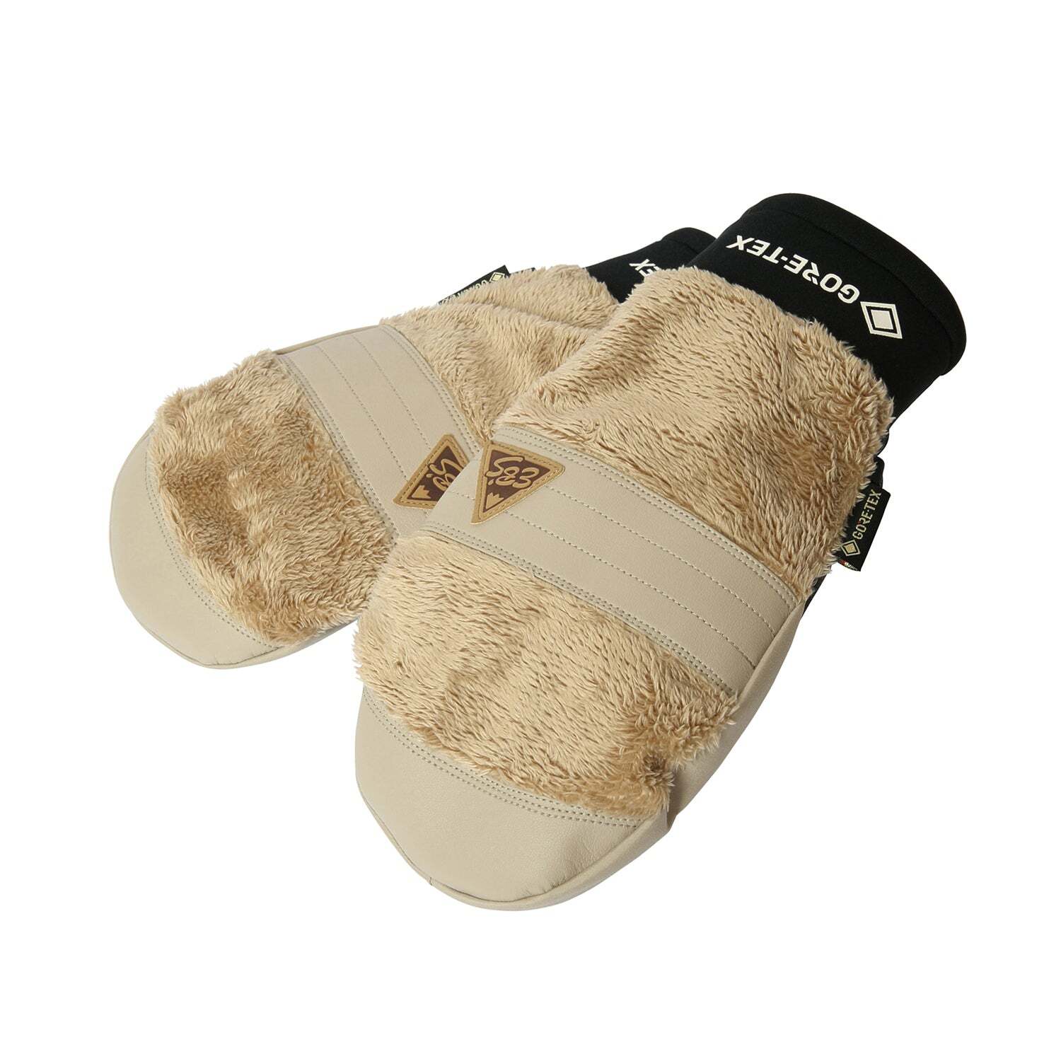 新品 25-26 eb's Gloves(GORE-TEX) GORE-TEX EXCLUSIVE CREAM FUR L 土日祝発送 M211 エビス 25-26 eb's スノボ 手袋 ゴアテックス GORE-TEX EXCLUSIVE エビス