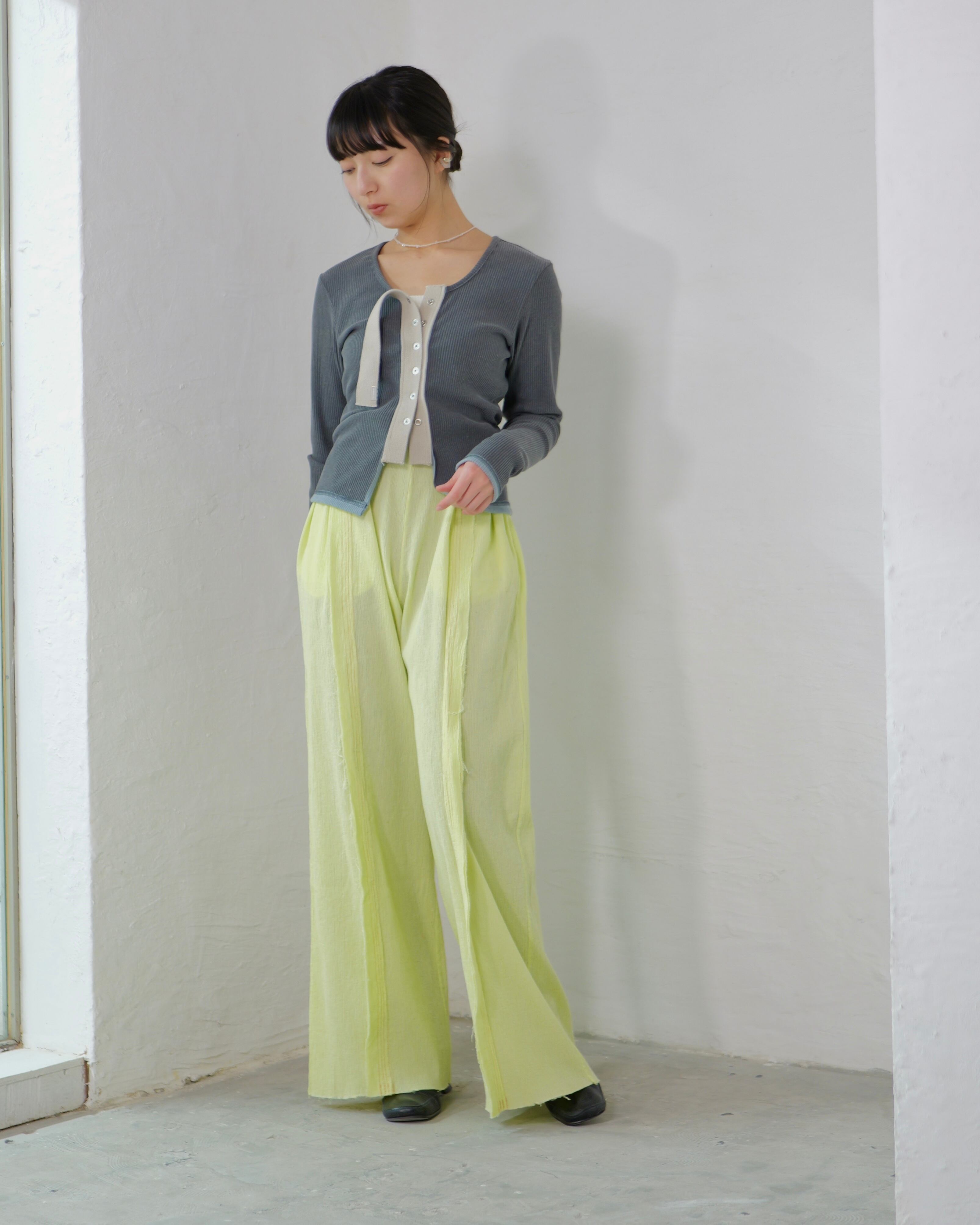 kotoha yokozawa - Click Dot Cardigan ：Blue Fog｜クリックドット