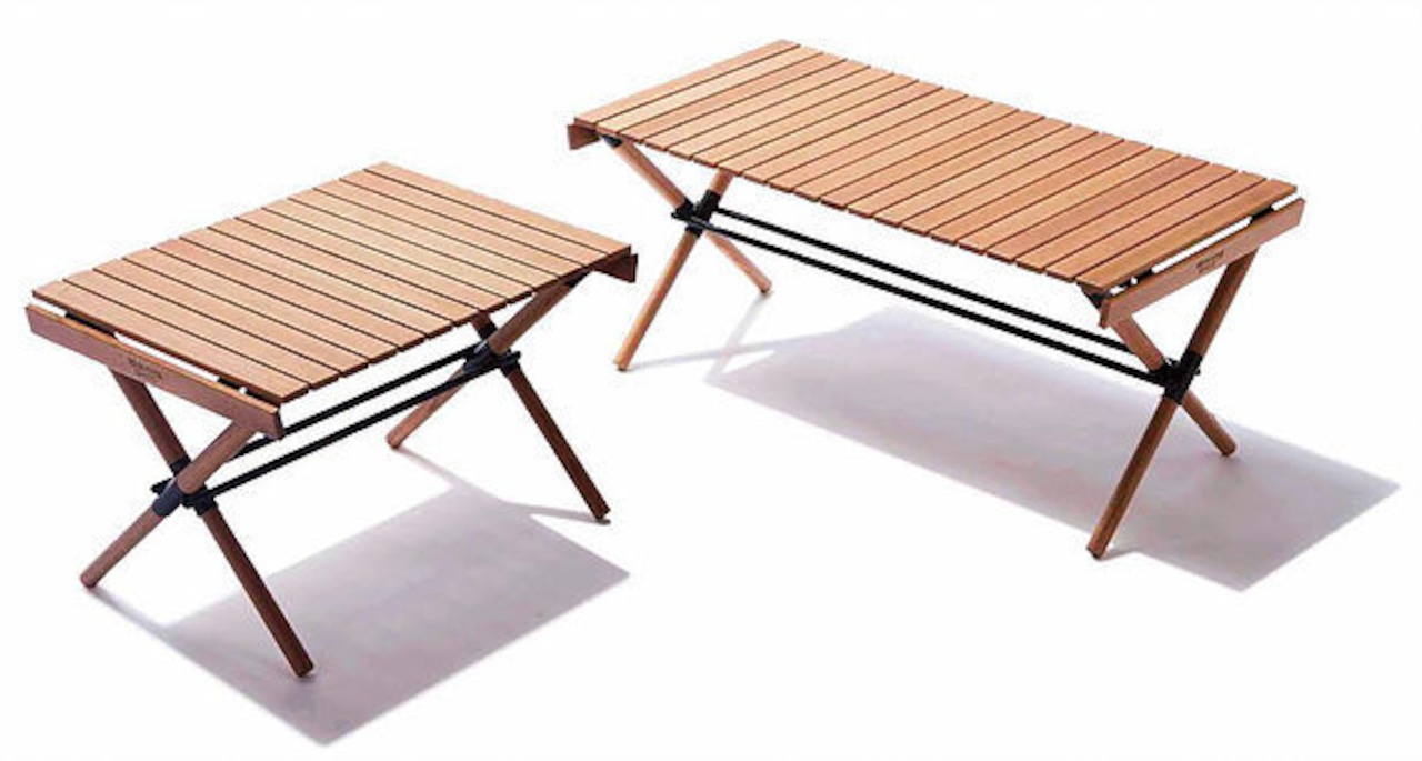 HangOut(ハングアウト) ポール ローテーブル POL-T60 折り畳み 木製 ウッド テーブル
