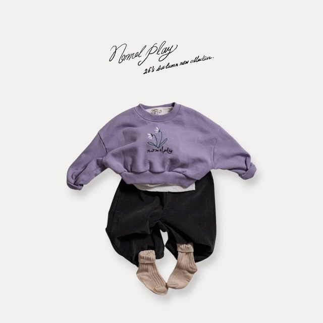 《予約》送料無料【normal play】Fine Corduroy Balloon Pants