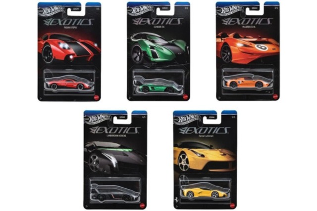 Hot Wheels ホットウィール テーマオートモーティブ パガーニ ジンガー マクラーレン  ランボルギーニ ヴェネーノ フェラーリ 5台セット