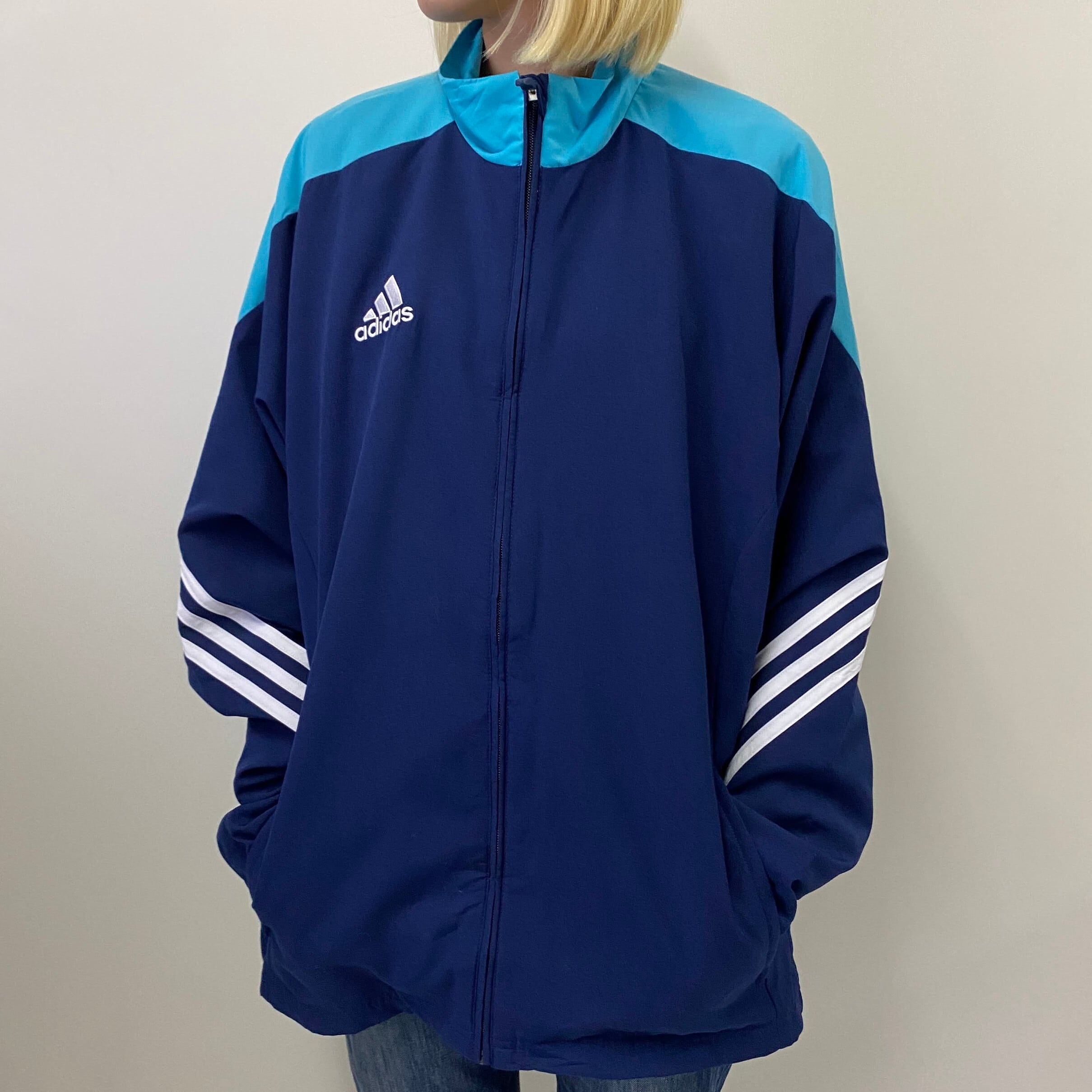 レア配色 アディダス 80s adidas トラックジャケット ジャージ-