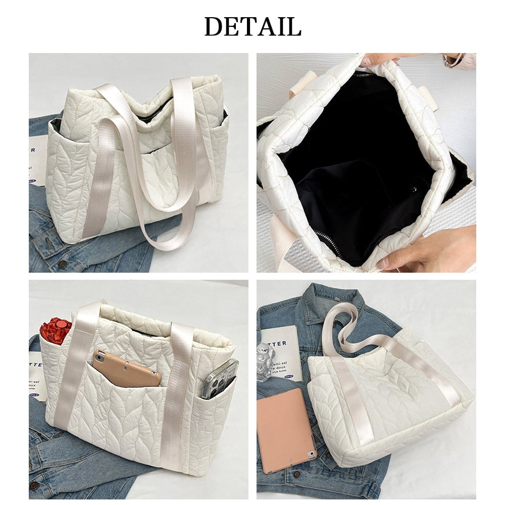 キルティング トートバッグ レディース 秋冬 韓国 大容量 バッグ 大人 かわいい おしゃれ 通勤 通学 カジュアル シンプル 軽量 大人可愛い 大人女子