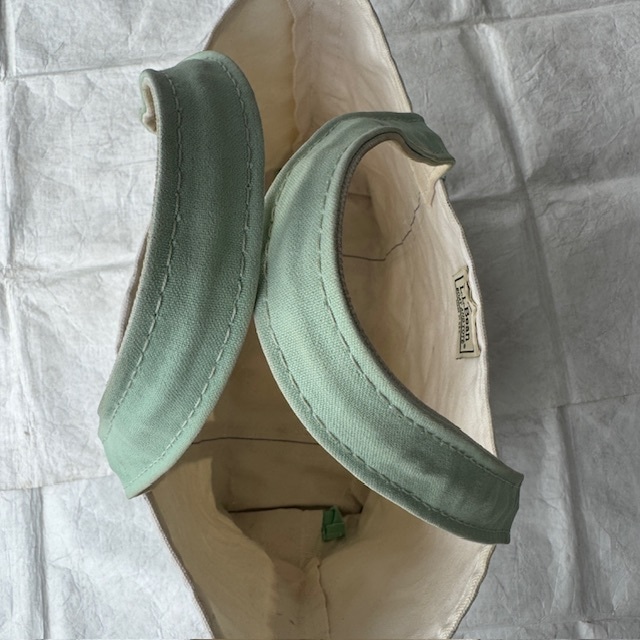 L.L.Bean トートバッグ ボートアンドトート 00s ミント ミディアム コットンキャンバス ヴィンテージ 画像10