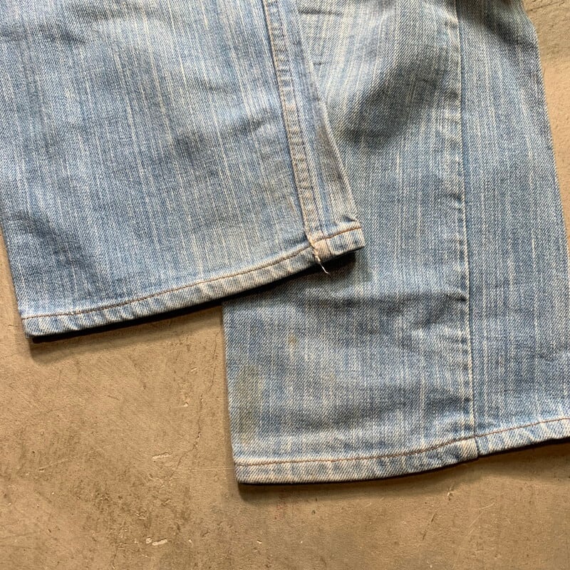 70's Levi's 519-2913 リーバイス デニムパンツ 縦落ち オレンジタブ