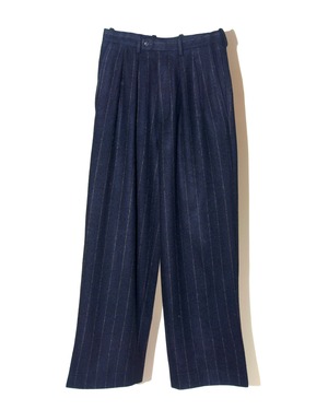 m's braque "TUCKED BAGGY PANTS〔NAVY CHALK〕"